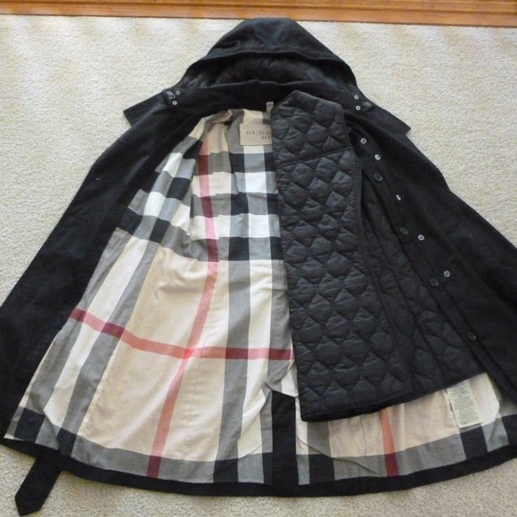Burberry Reymoore Hooded Quilted Liner Raincoat - Picture 10 of 12